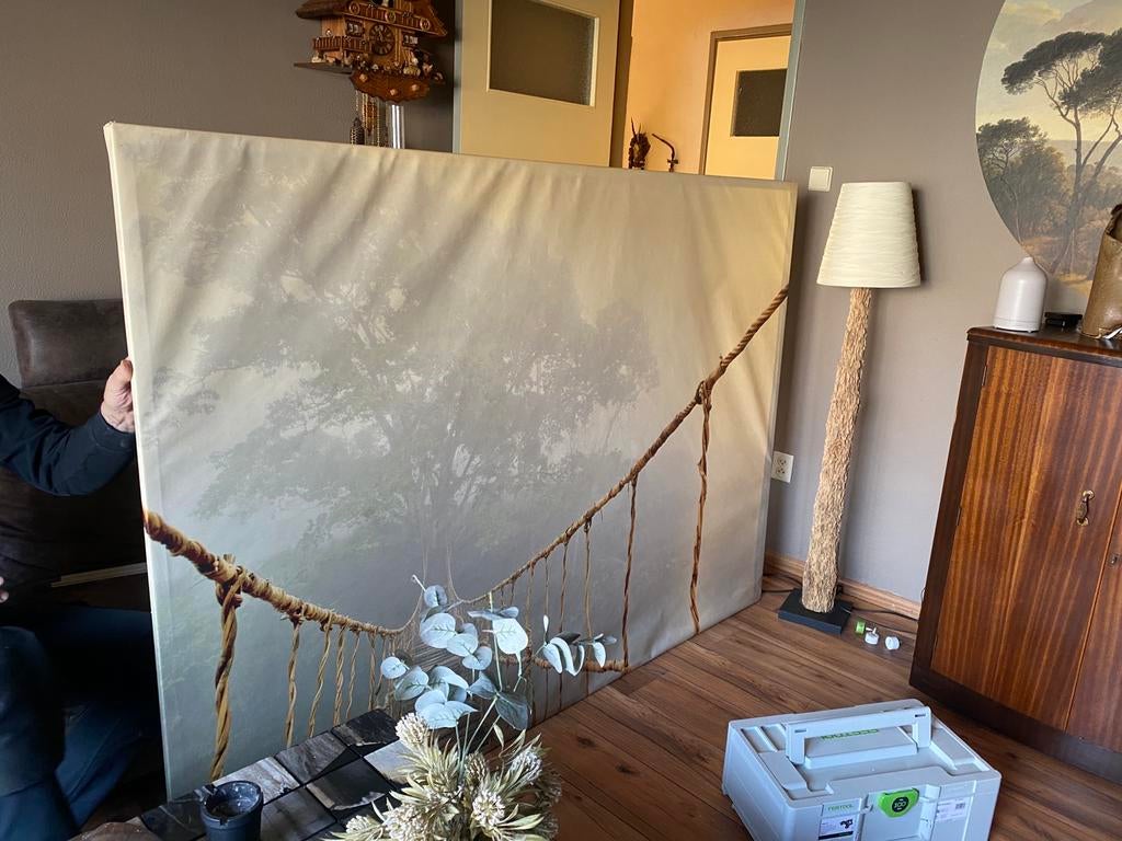 Ikea ,Björkstra, Jungle Journey, wanddoek. Wandversiering., Ophalen, Oorspronkelijke maker, Overige typen, 125 cm of meer