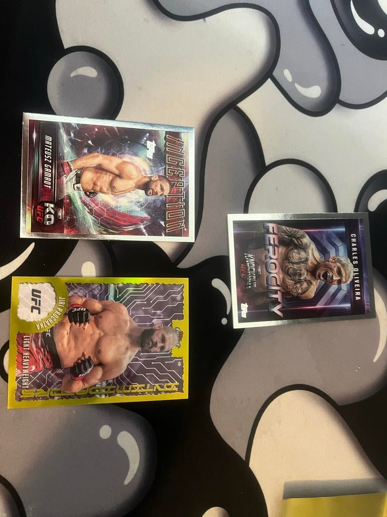 UFC Kaarten - Nieuwstaat (Mateusz Gamrot, Charles Oliveira,, Ophalen of Verzenden, Nieuw, Meerdere kaarten