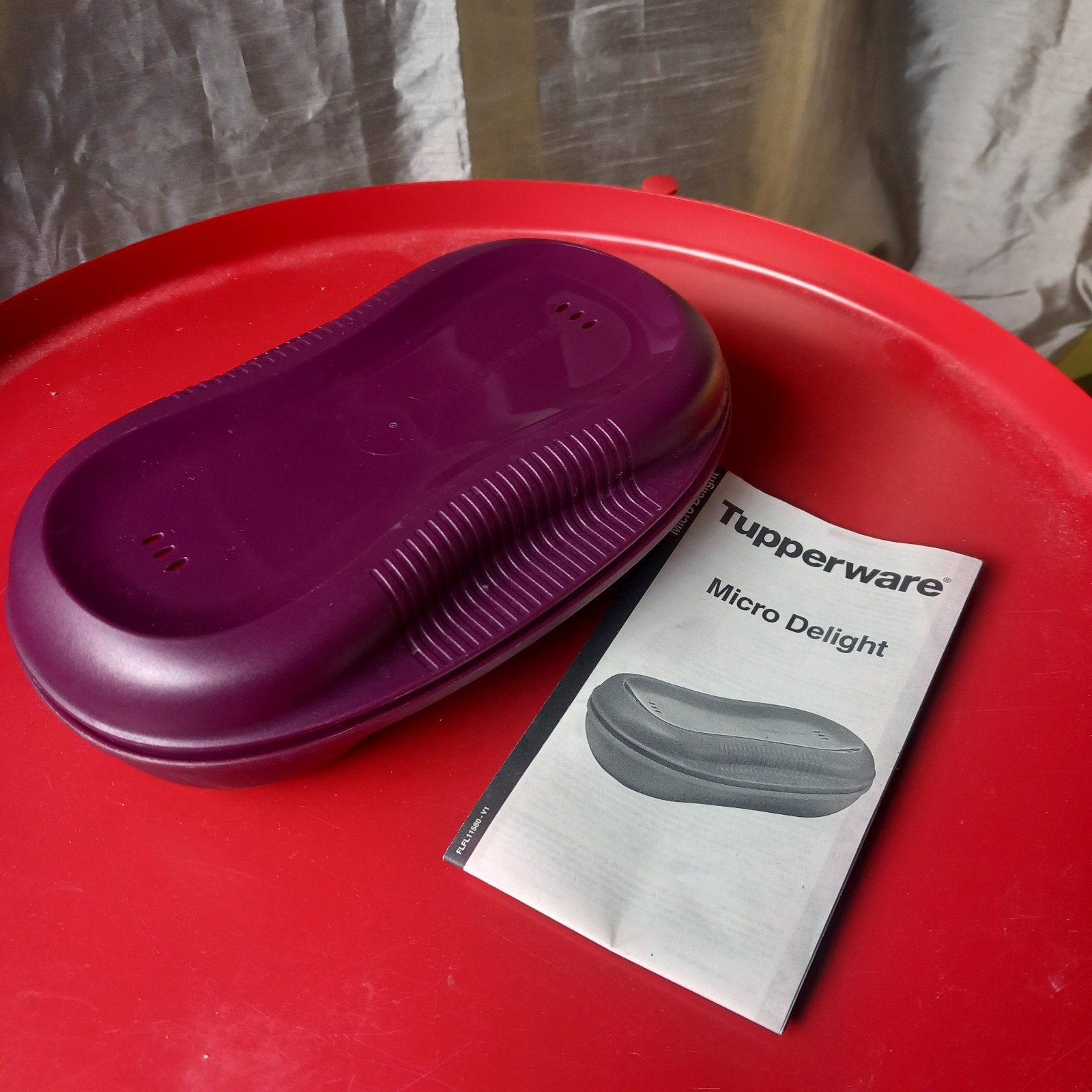 Tupperware Micro Delight, Ophalen of Verzenden, Zo goed als nieuw, Paars, Overige typen