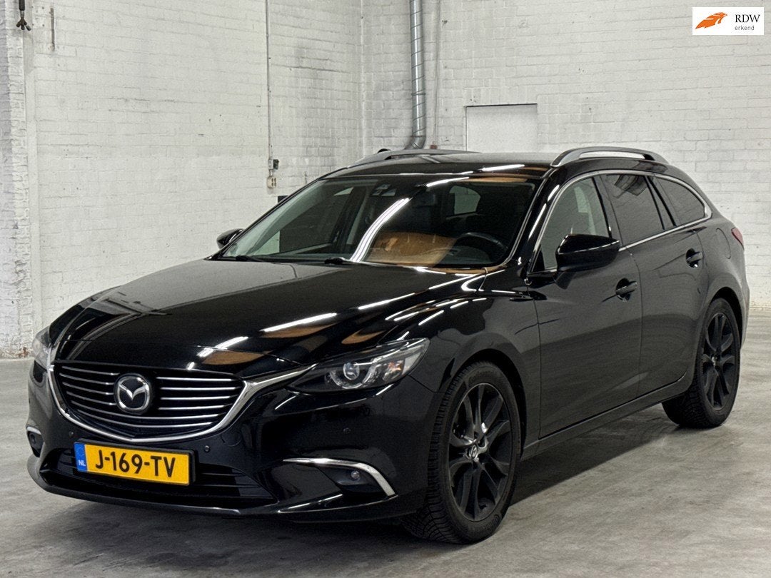 Mazda 6 Sportbreak 2.5 SkyActiv-G 192 GT-M | Head up | Memor, Auto's, Gebruikt, 6 sportbreak, Leder, 16 km/l