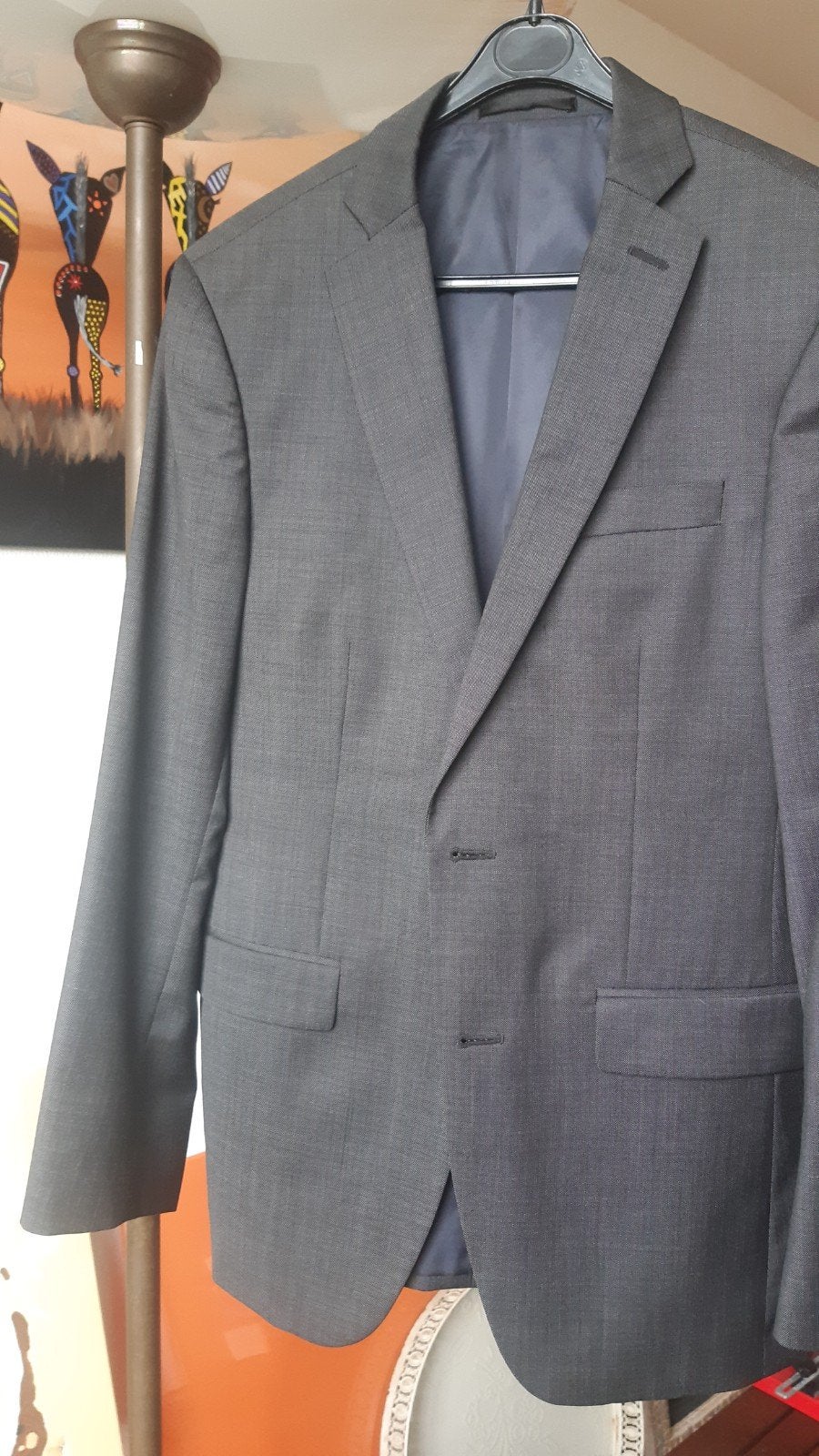 Herenkostuum grijs. Mooi, Kleding | Heren, Ophalen, Zo goed als nieuw, Grijs, Gents