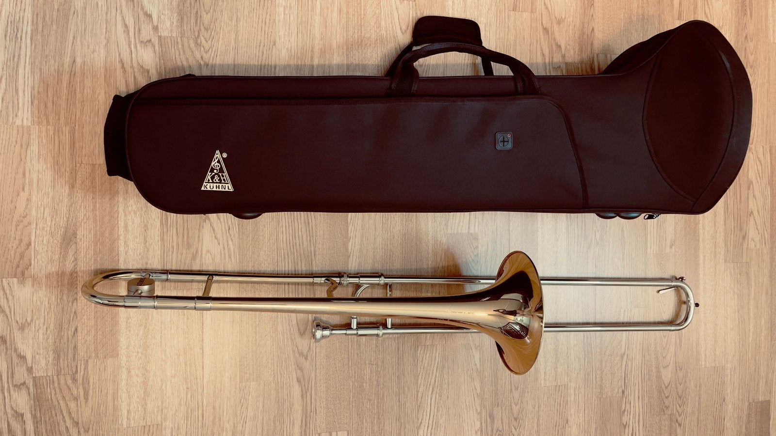 Trombone Kühnl & Hoyer Bart van Lier 512, nieuwstaat!!, Muziek en Instrumenten, Ophalen, Nieuw, Tenor