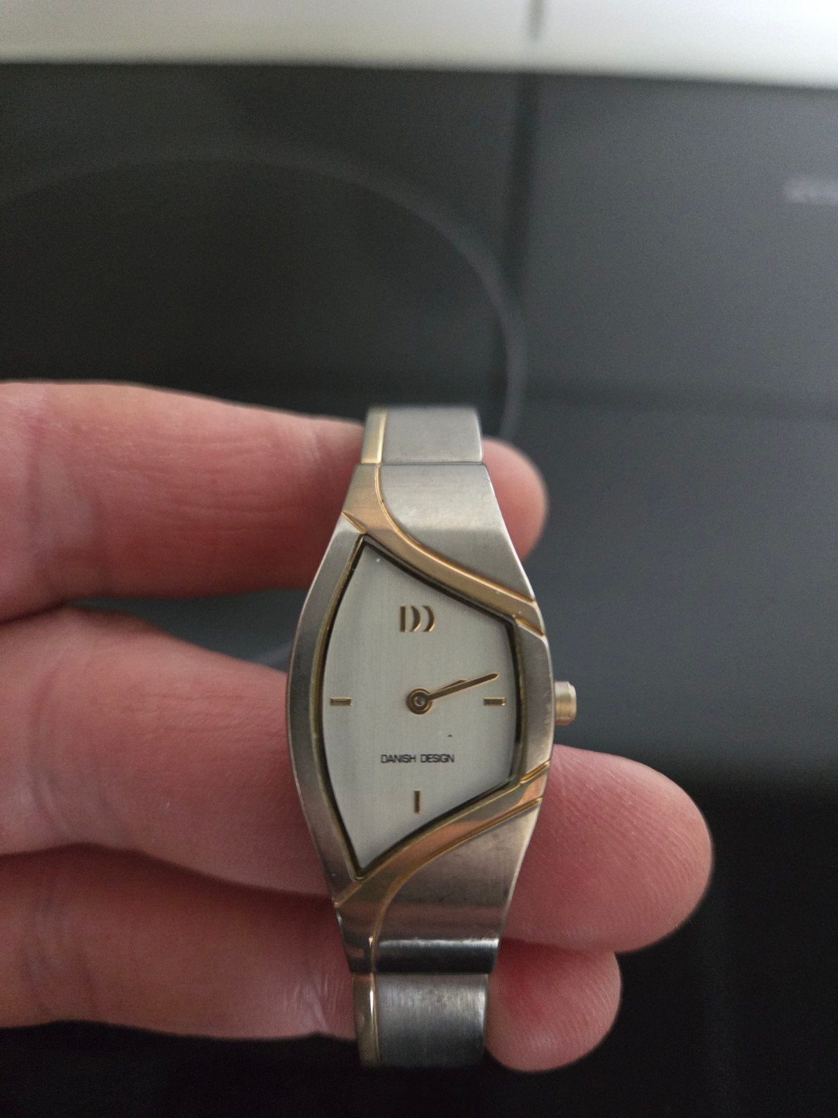 Danish design horloge, Ophalen of Verzenden, Staal, Overige merken, 1960 of later