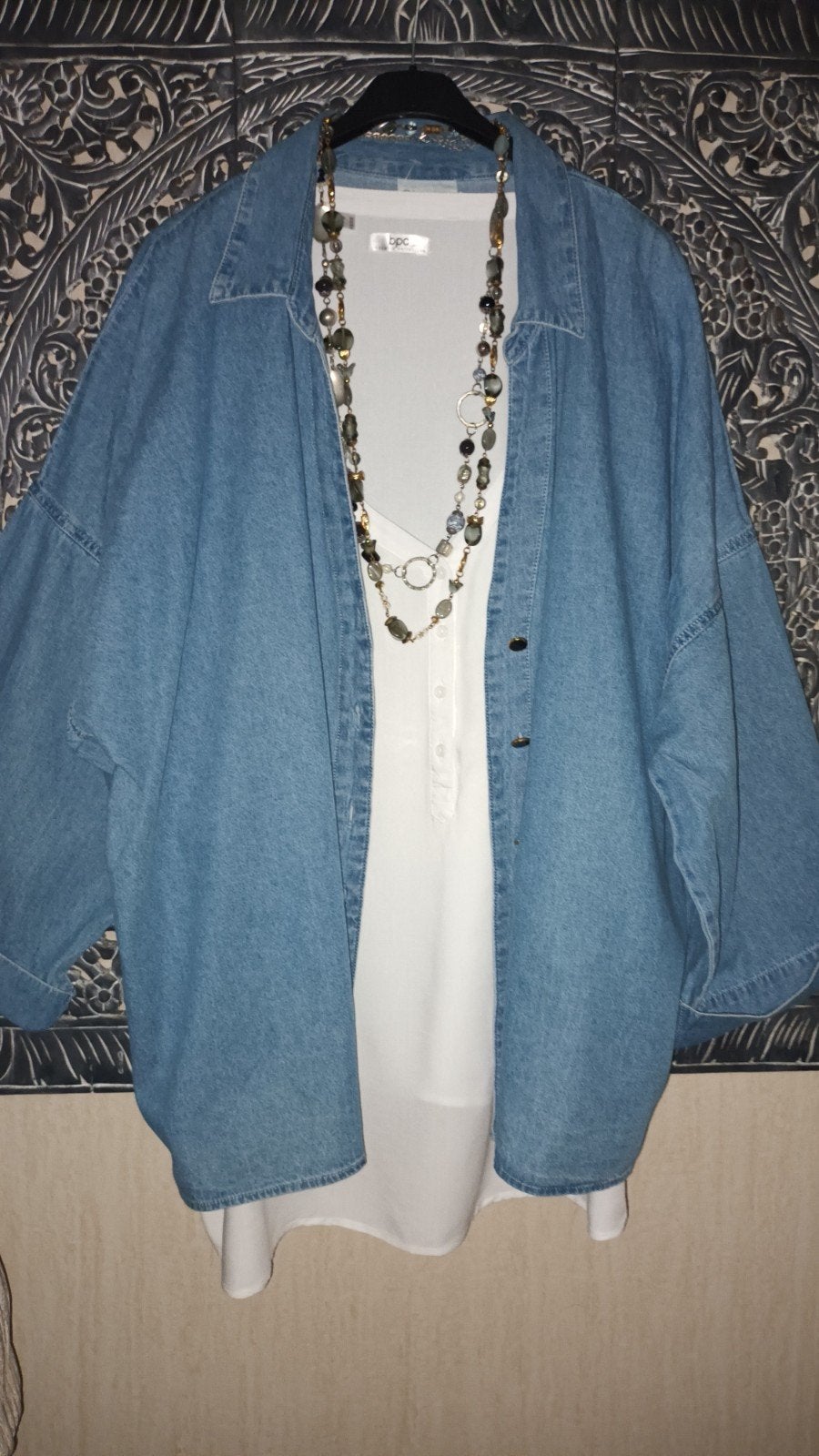 Spijkerjas van Bonprix, maat 58/60, Bonprix, Blauw, Maat 46/48 (XL) of groter, Ophalen of Verzenden