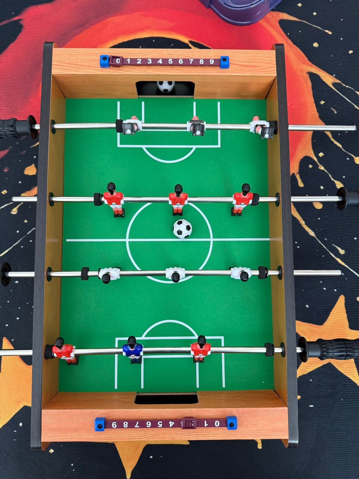 Compact Tafelvoetbalspel - Ideaal voor thuis of op reis, Een of twee spelers, Ophalen, Zo goed als nieuw, Reisspel