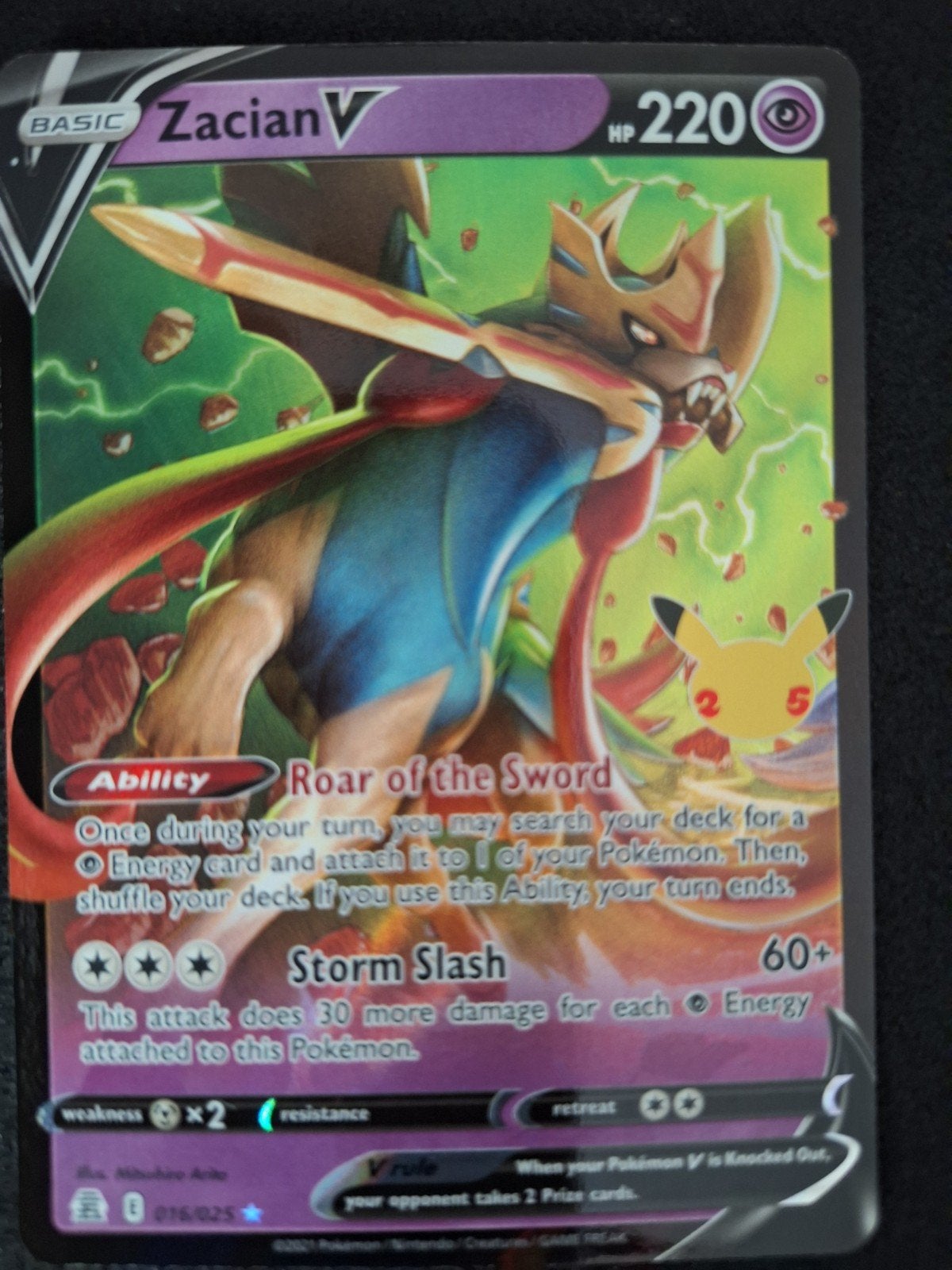 Zacian V, Ophalen of Verzenden, Zo goed als nieuw