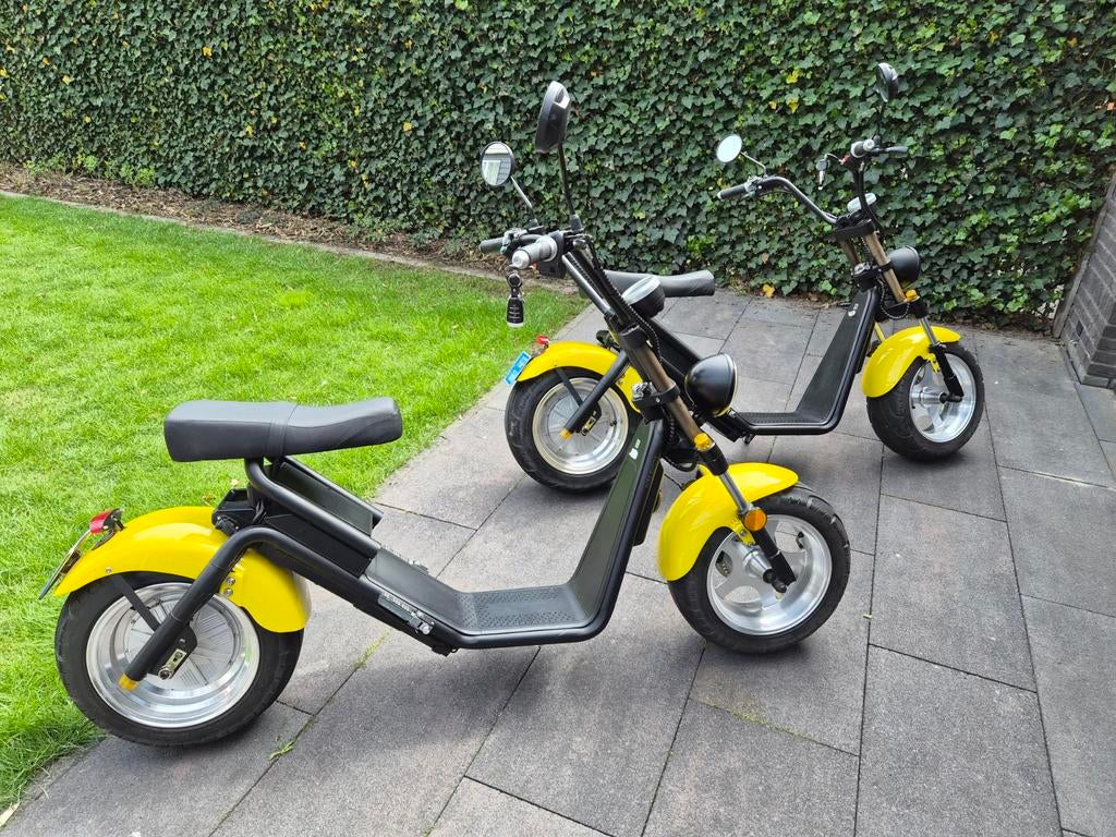 2 stuks E-chopper, elektrische snorfiets kenteken samen 1200, Fietsen en Brommers, Snorfietsen en Snorscooters, Elektrisch, Zo goed als nieuw