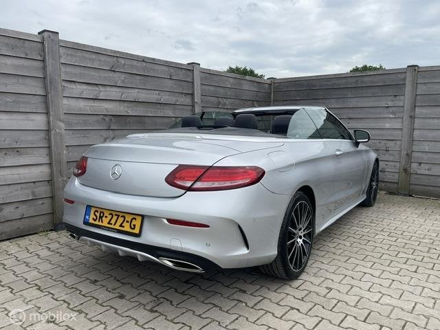 Mercedes C-klasse Cabrio 180 Premium Plus Stoel/Nekverw. AMG, Auto's, Euro 6, Cabriolet, 4 stoelen, 1595 cc