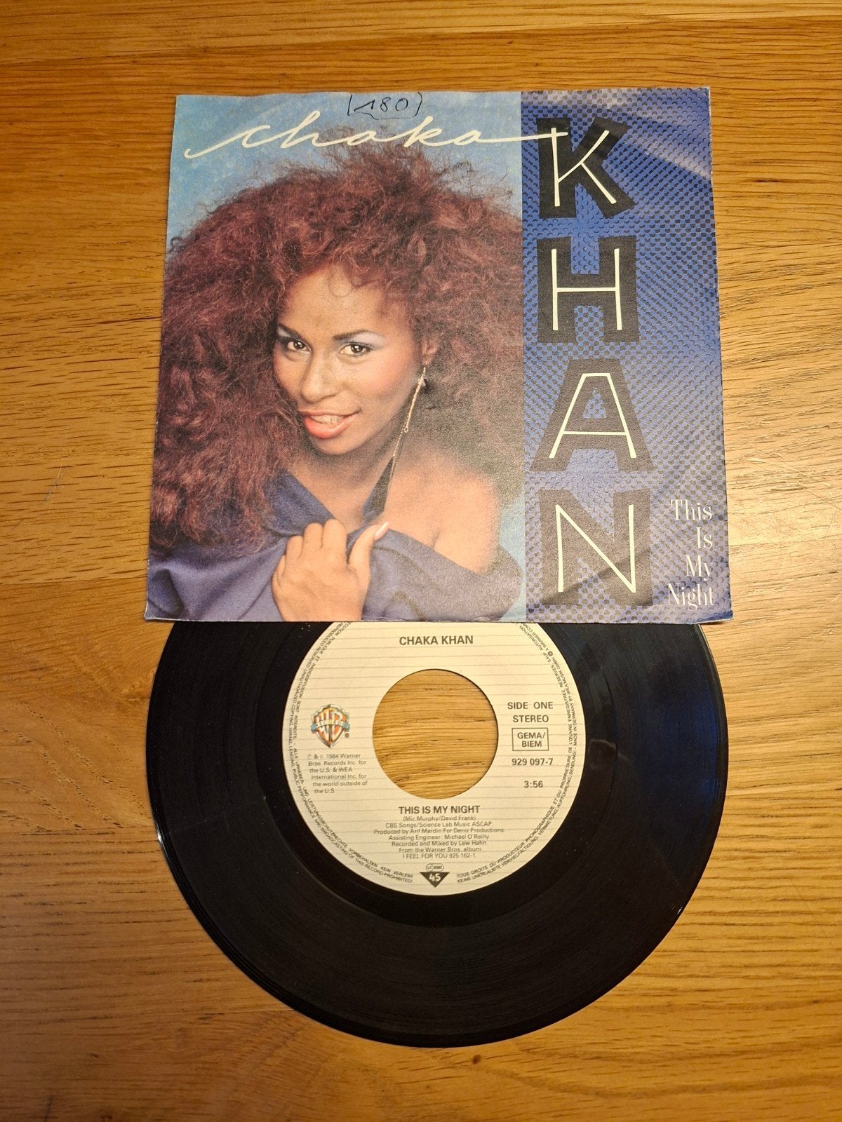 Chaka Khan - This Is My Night (Vinyl Single), Ophalen of Verzenden, Gebruikt, 7 inch