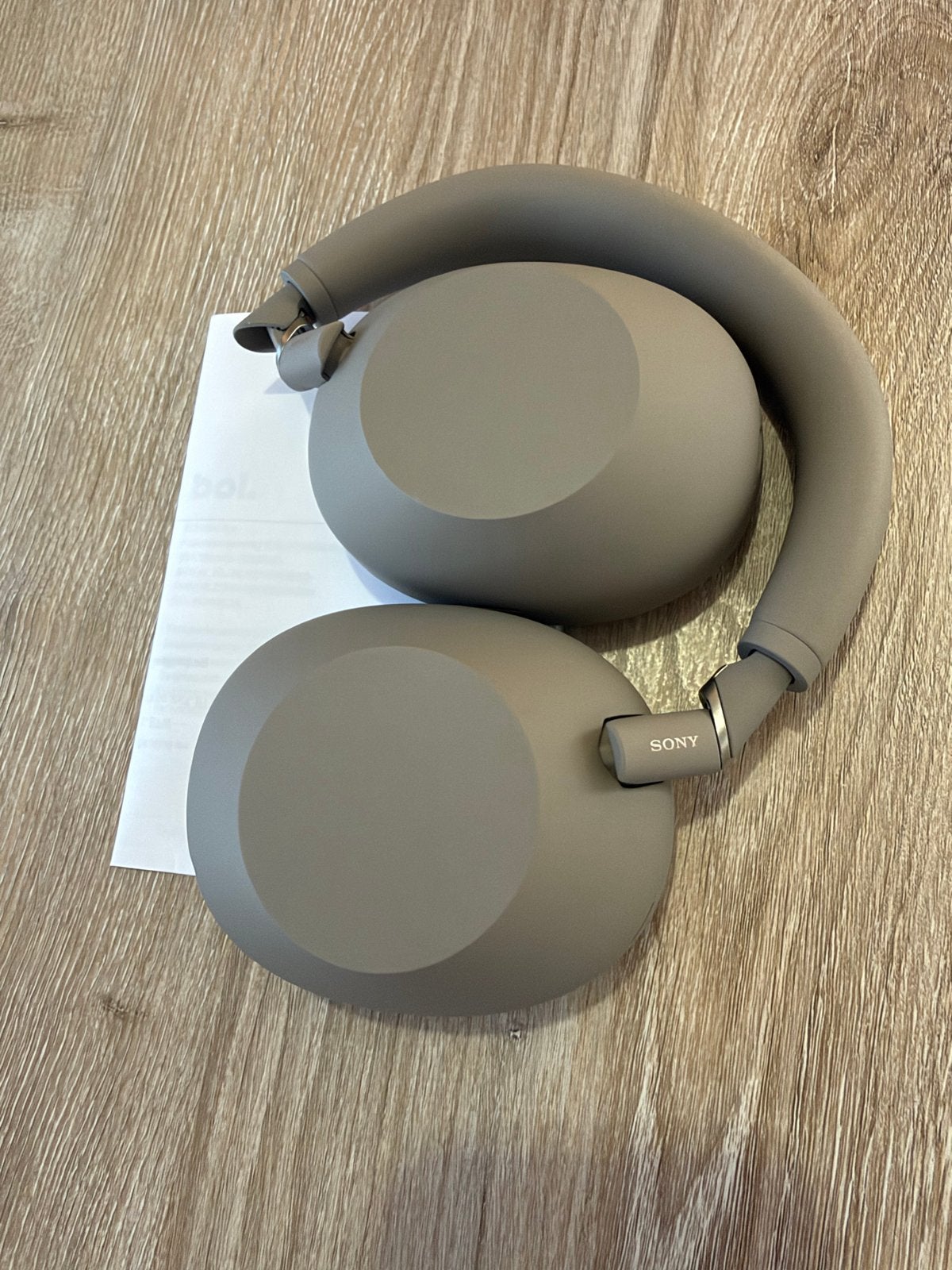 Sony WH-1000XM6 Noise Cancelling Koptelefoon - Sandstone, Bluetooth, Nieuw, Ophalen, Beige