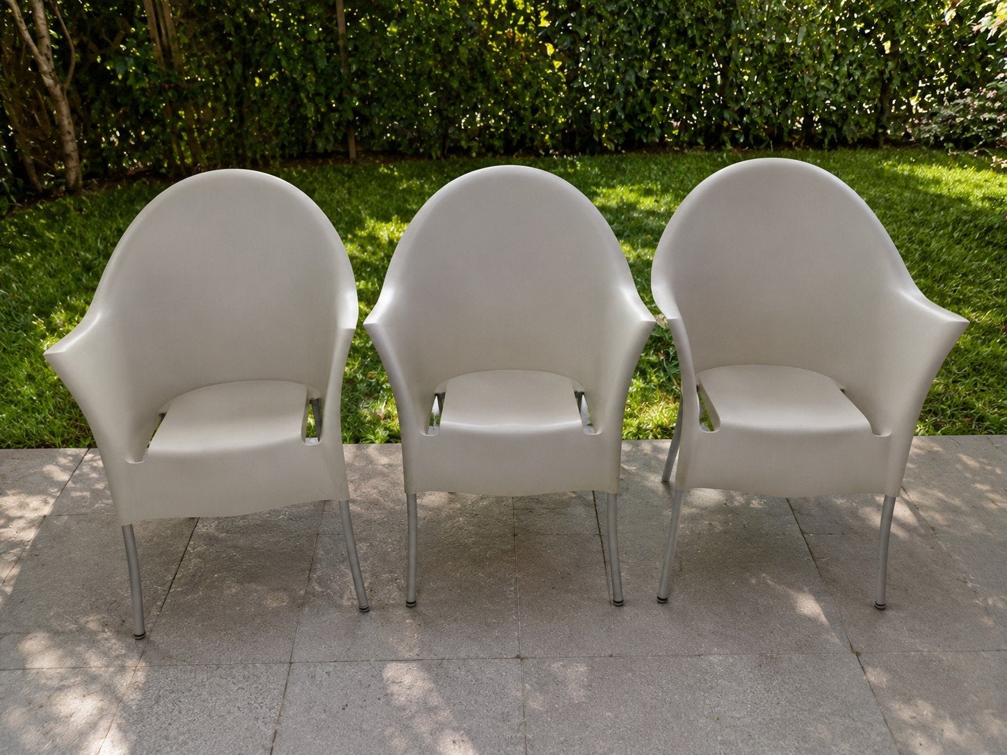 Set van 3 Driade Lord Yo stoelen - Atlantide Collection, Ophalen, Kunststof, Gebruikt, Drie
