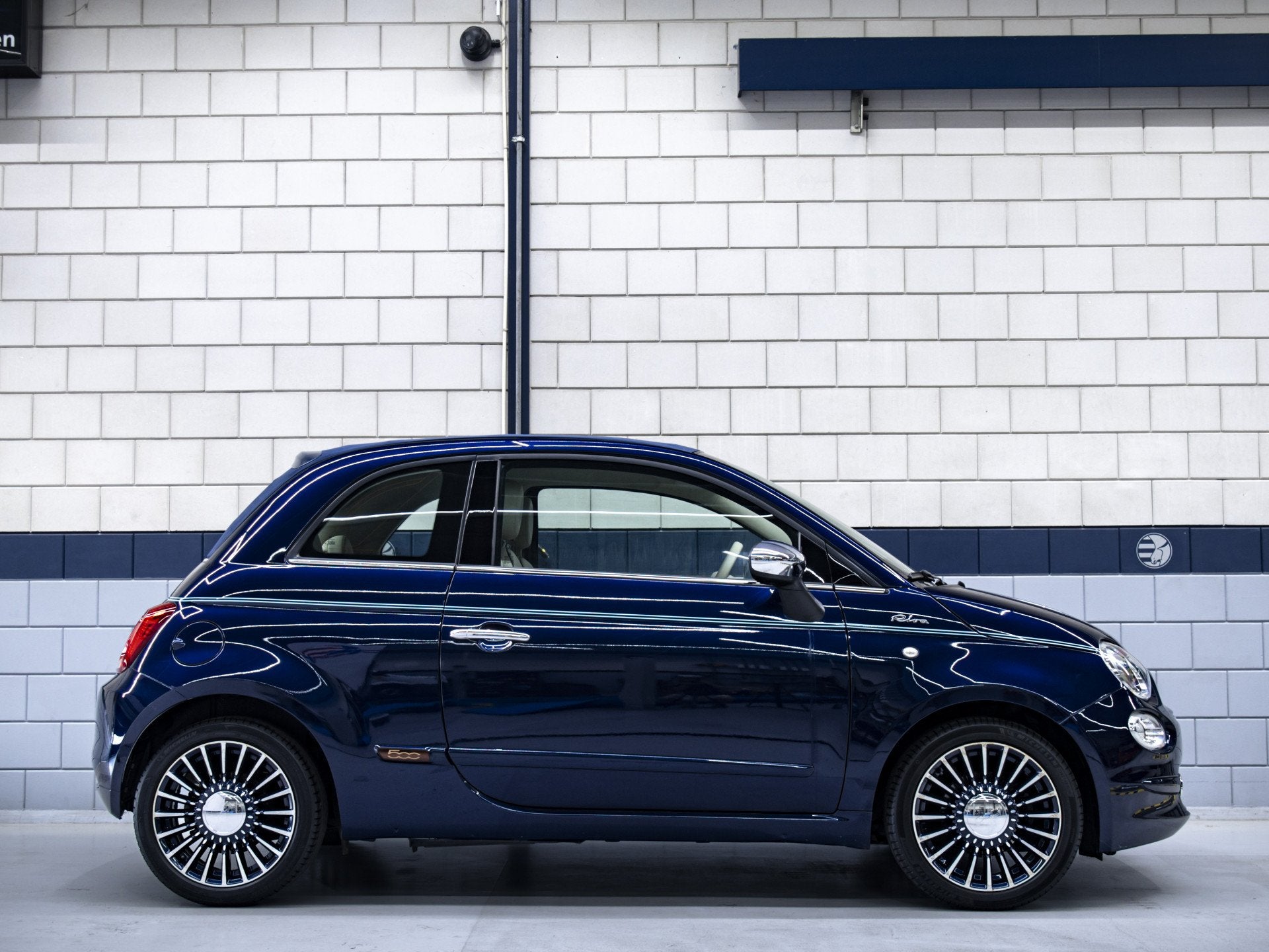 Fiat 500C TwinAir Turbo | Riva (bj 2017), Voorwielaandrijving, Gebruikt, Automatische klimaatregeling, Cabriolet