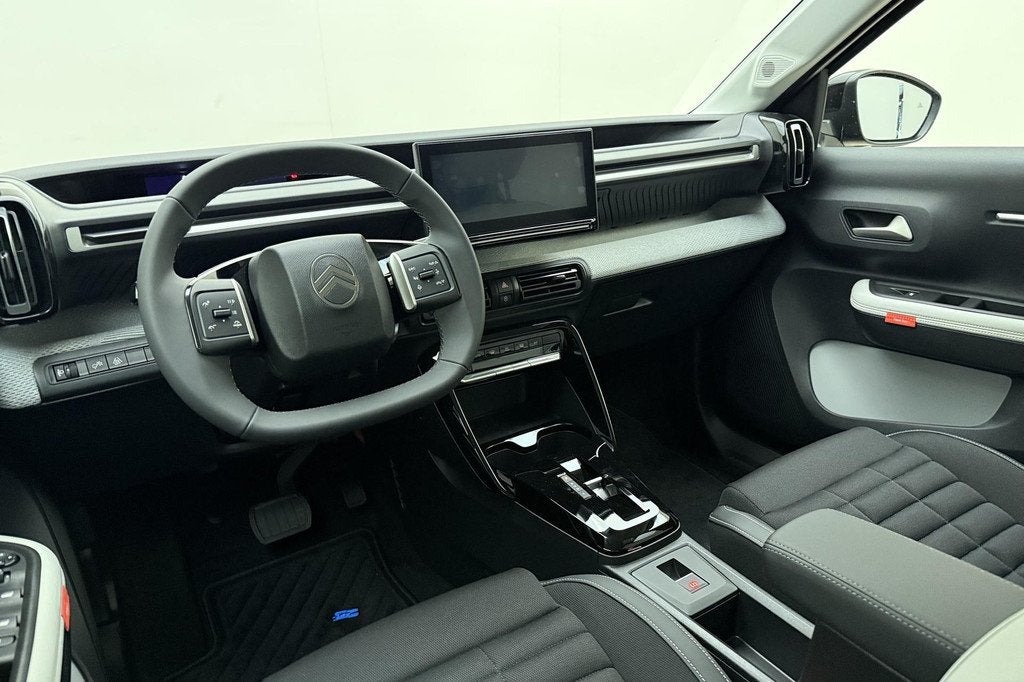 Citroen Ë-C3 Aircross Max 113pk Extended Range 54 kWh Navig, Auto's, Citroën, 327 min, Zwart, Origineel Nederlands, Grijs