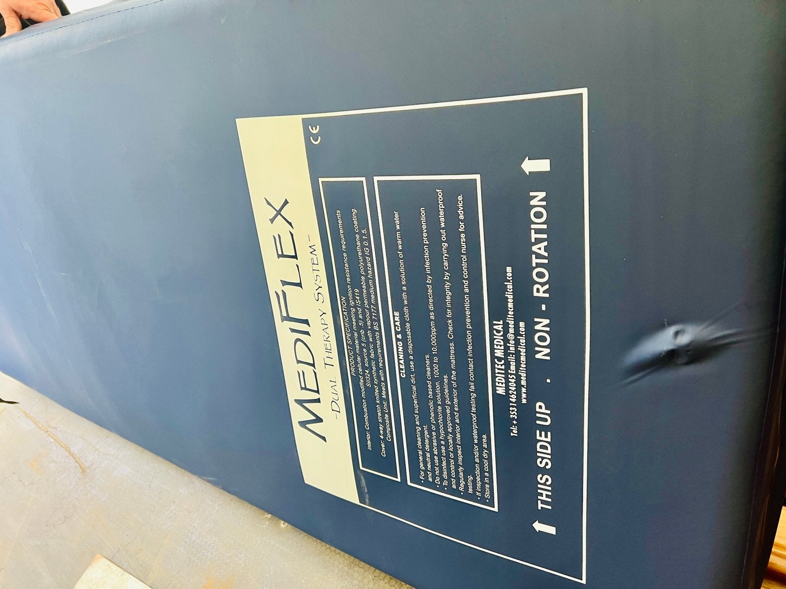 Incontinentie matras 90x200 met verlengstuk naar 220 cm, Huis en Inrichting, Slaapkamer | Matrassen en Bedbodems, Ophalen, Gebruikt