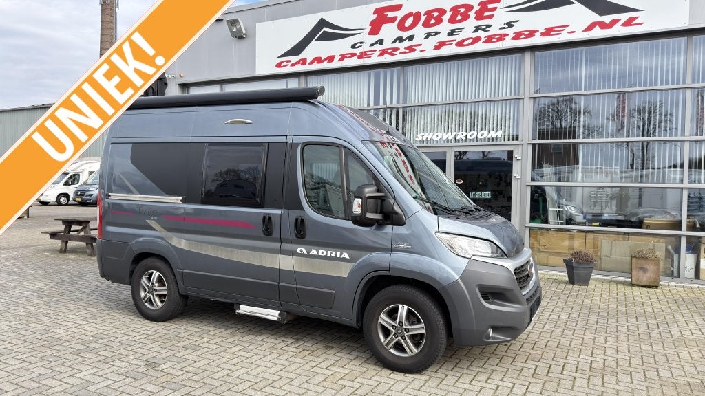 Slechts 4,96mtr De Adria Twin 500S 2015 2.3Mj 150pk 161dkm, Ringverwarming, Tot en met 2, ABS, Adria