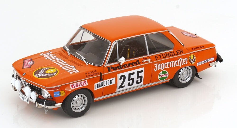 BMW 2002 Rally Monte Carlo 1973, Jägermeister, 1/18, IXO, Hobby en Vrije tijd, Overige merken, Auto, ., IXO