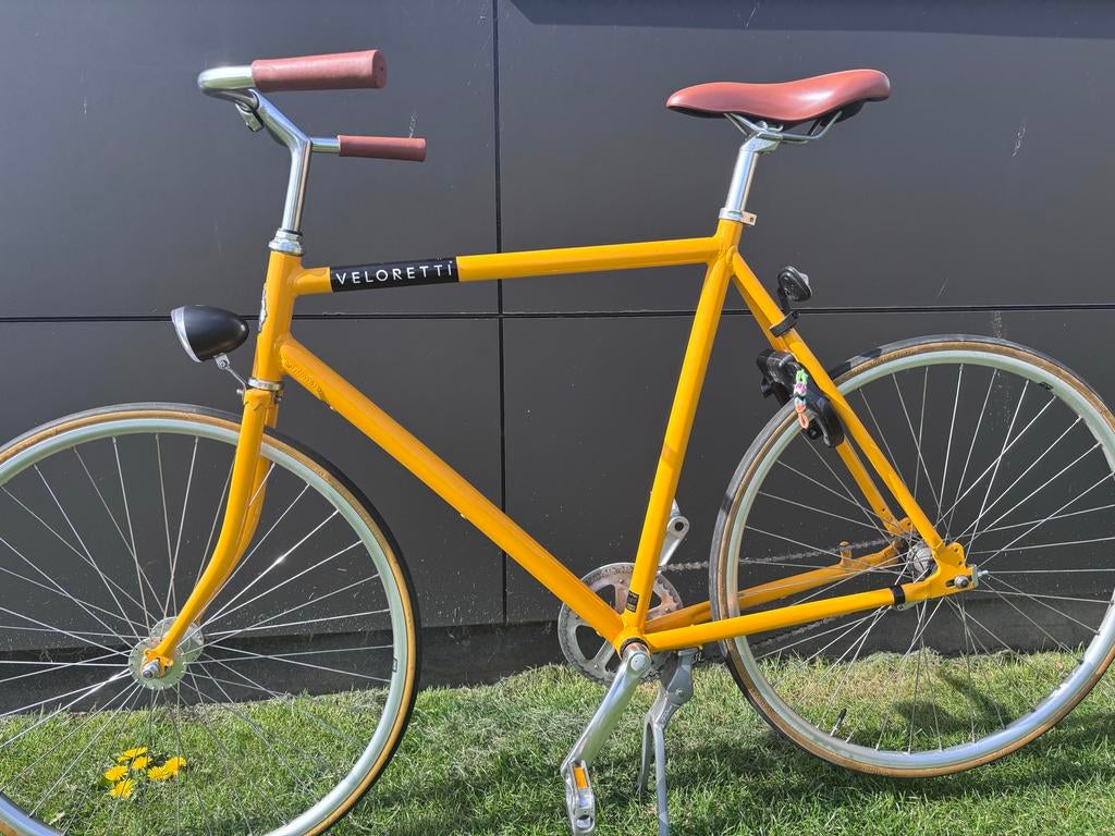 ☀️Veloretti Berlin☀️Savannah Yellow☀️Zeer goede staat☀️, Fietsen en Brommers, Fietsen | Heren | Herenfietsen, 61 tot 65 cm, Ophalen