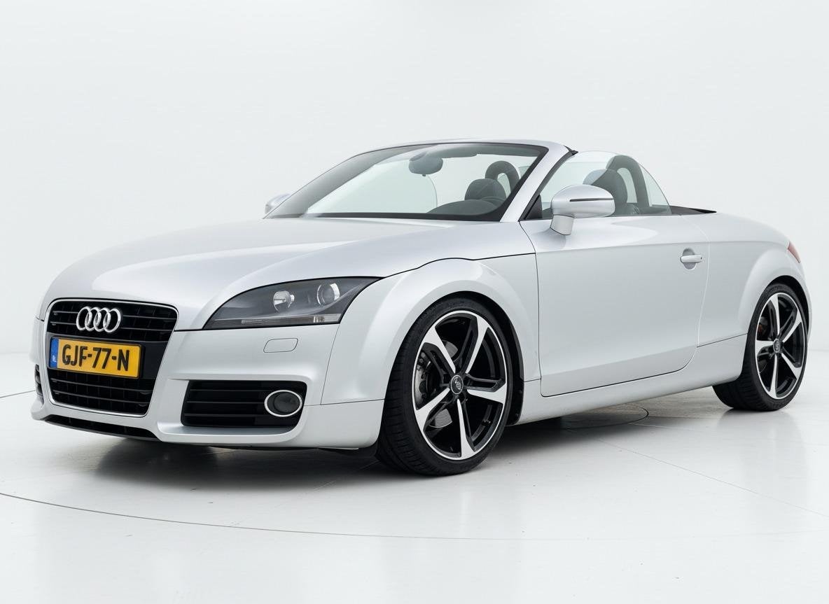 Audi TT Roadster 2.0 TFSI Pro Line CABRIO LEDER STOELVERWARM, Auto's, Audi, Euro 5, TT, Gebruikt, Zwart