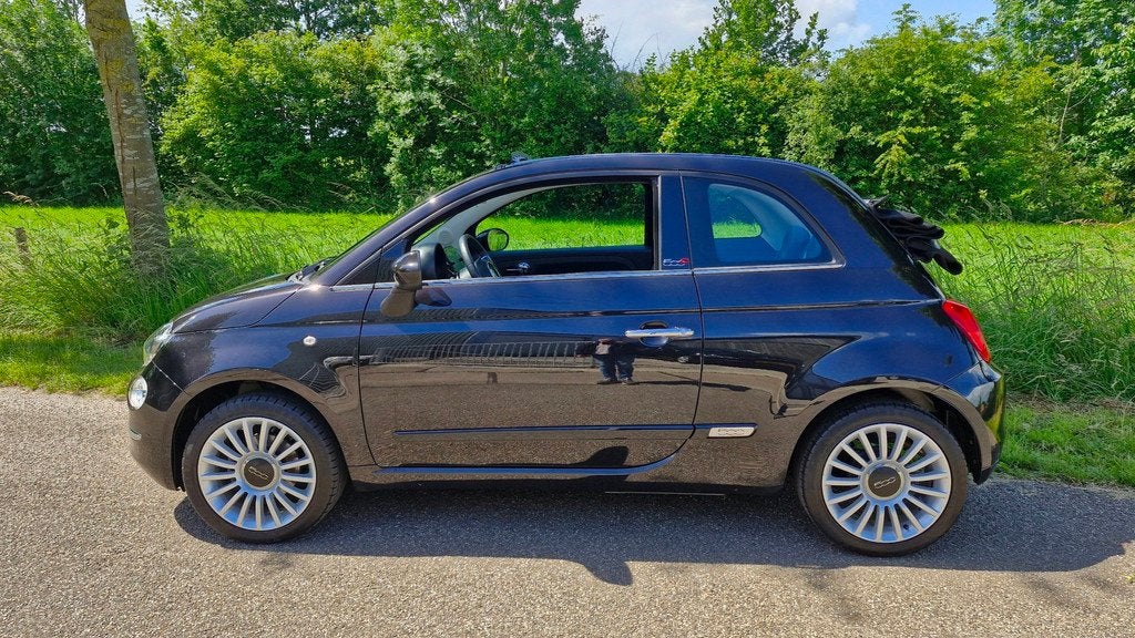 Fiat 500 C 0.9 TwinAir Turbo Lounge 80PK | Rijklaar | PDC |, Auto's, Stof, Gebruikt, Cabriolet, Origineel Nederlands