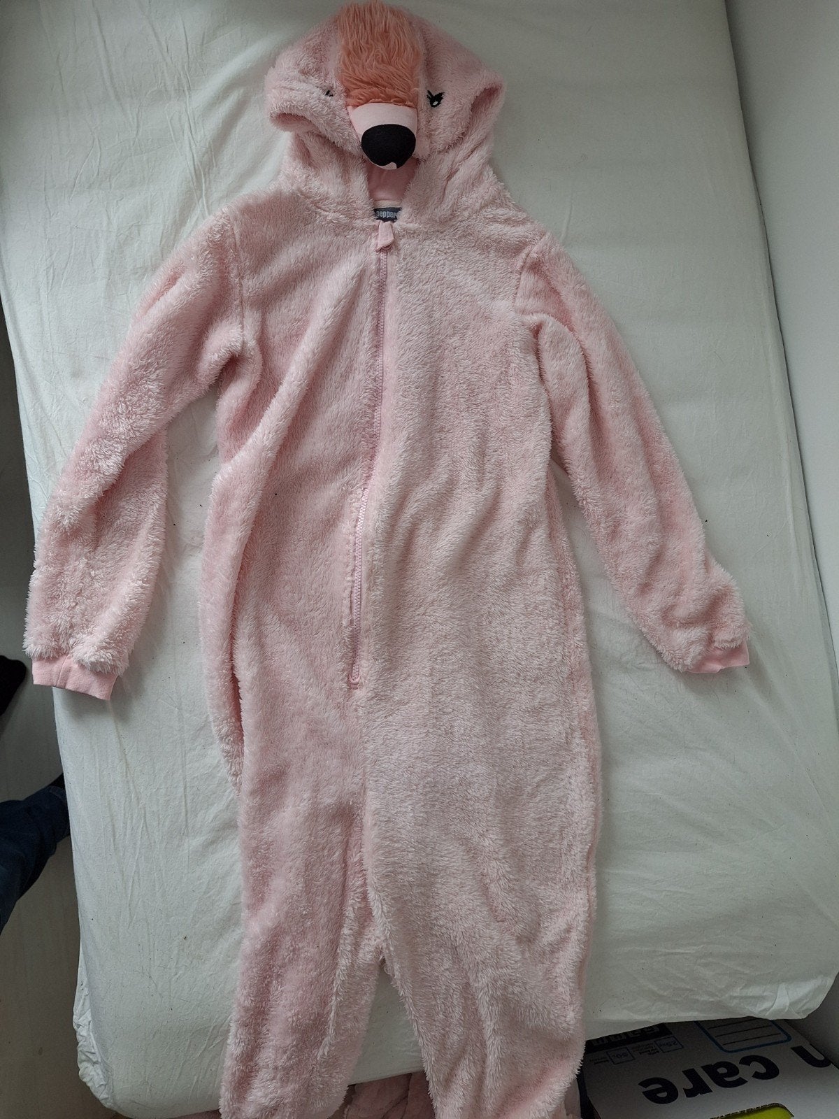 Onesie Flamingo maat 146/152, Ophalen, Gebruikt, 146 t/m 152, Jongen of Meisje