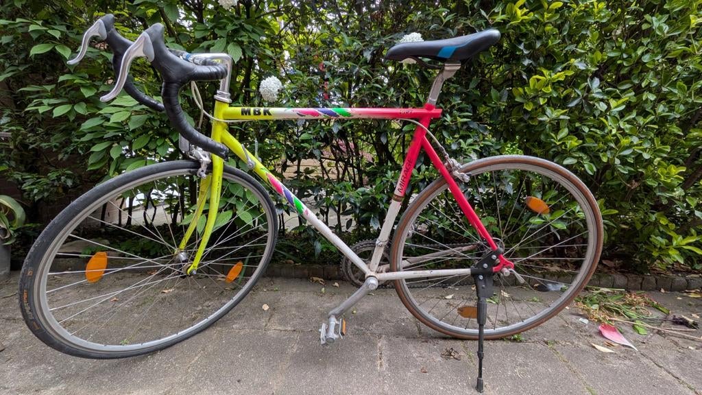 Vintage MBK Mirage racefiets, Fietsen en Brommers, Fietsen | Racefietsen, 28 inch, Gebruikt, 53 tot 57 cm, Ophalen