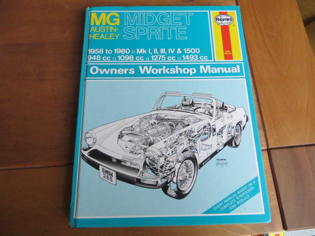 Haynes workshop manual MG Midget, Austin Healey Sprite 58-80, Ophalen of Verzenden