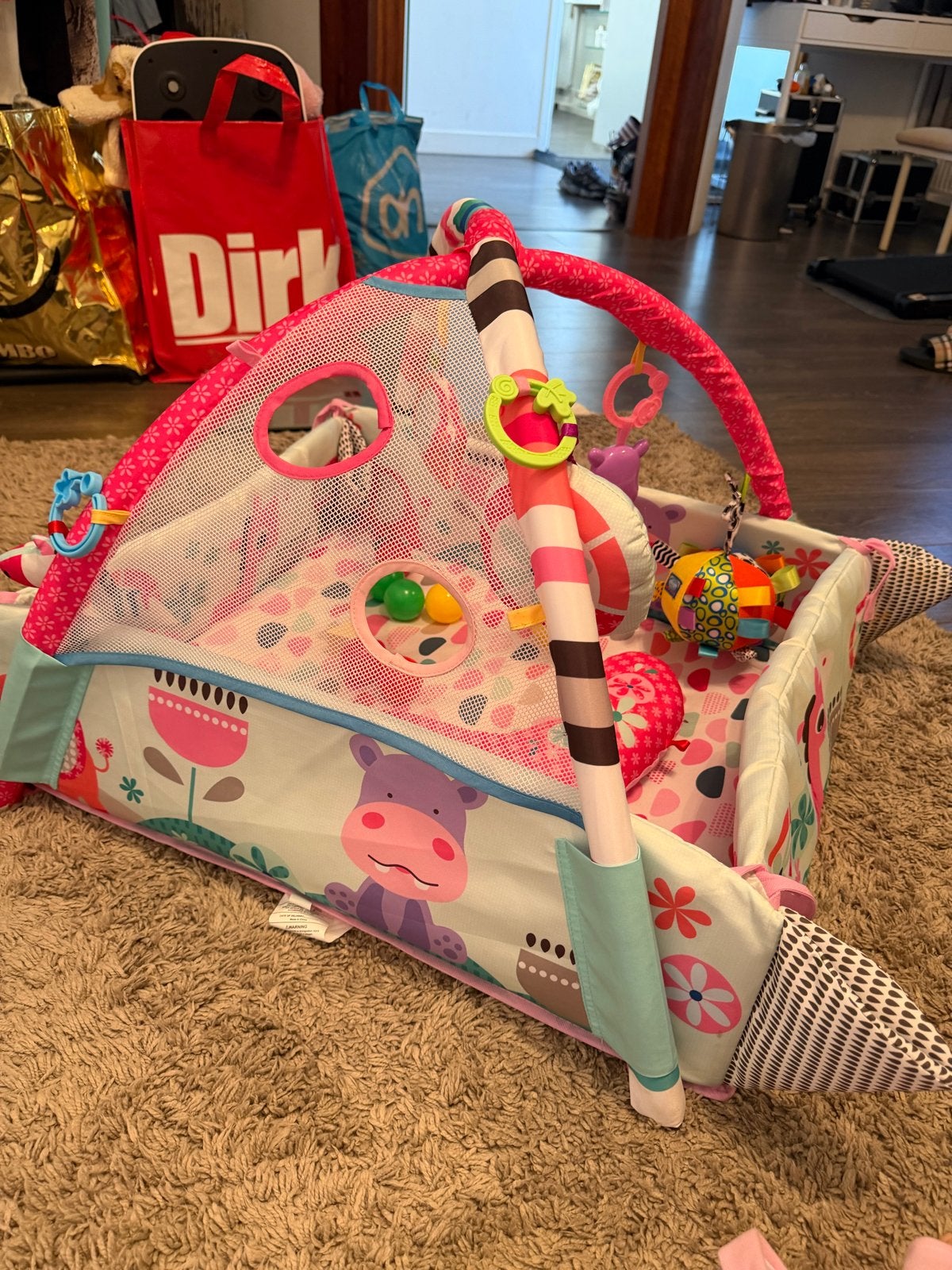 Multifunctioneel Speelkleed Baby + Buikligtrainer, Ophalen of Verzenden, Zo goed als nieuw, Speelkleed