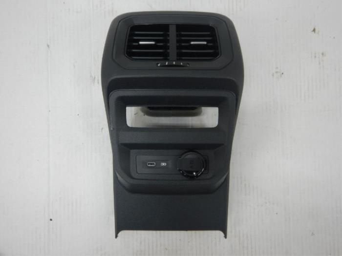 VW Tiguan 5NA Middenconsole Armsteun achterkant, Ophalen of Verzenden, Gebruikt