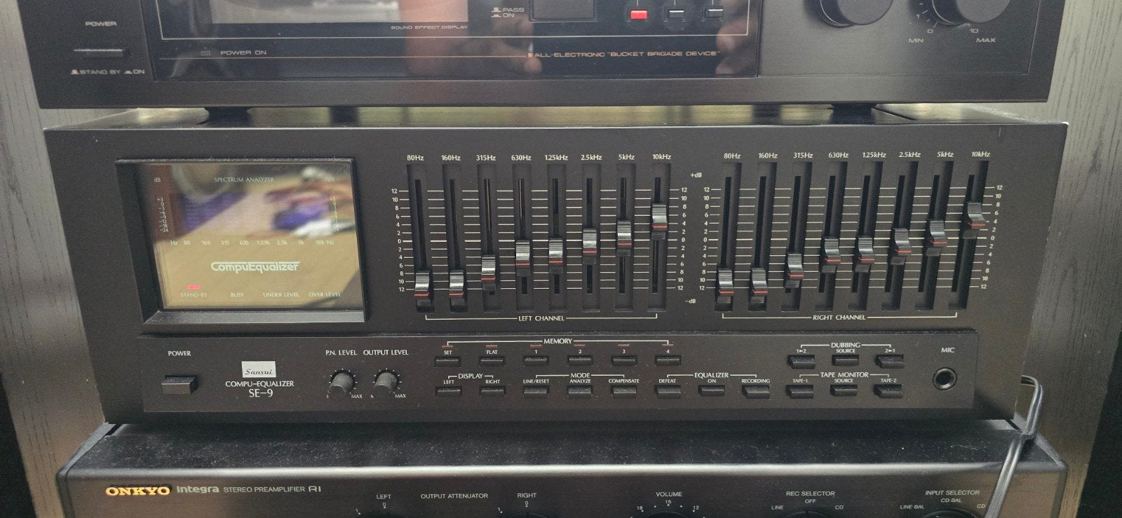 Sansui SE-9 Compu-Equalizer - Vintage Grafische Equalizer, Audio, Tv en Foto, Versterkers en Receivers, Ophalen