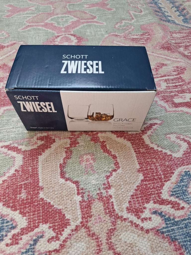 Schott Zwiesel Grace Whisky Glazen Set - Nieuw in Doos, Nieuw, Ophalen of Verzenden, Overige merken, Glas