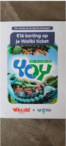 Kortingscode Walibi, Drie personen of meer, Kortingsbon, Pretpark