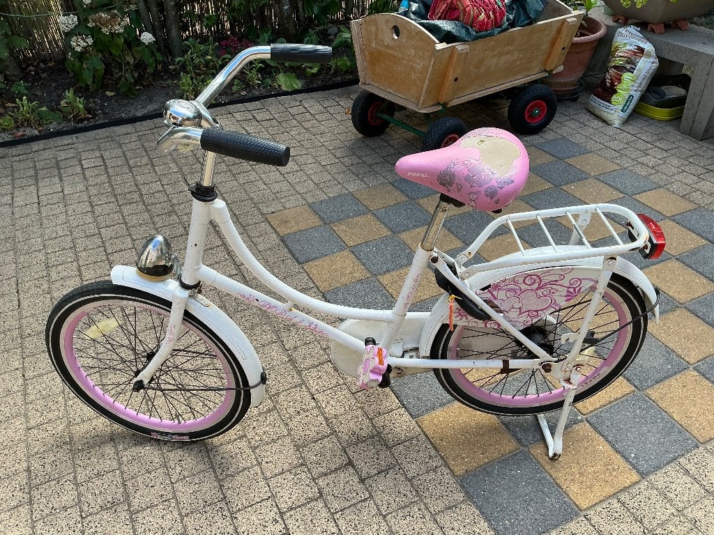 Kinderfietsje, Ophalen, Terugtraprem, Gebruikt, Popal