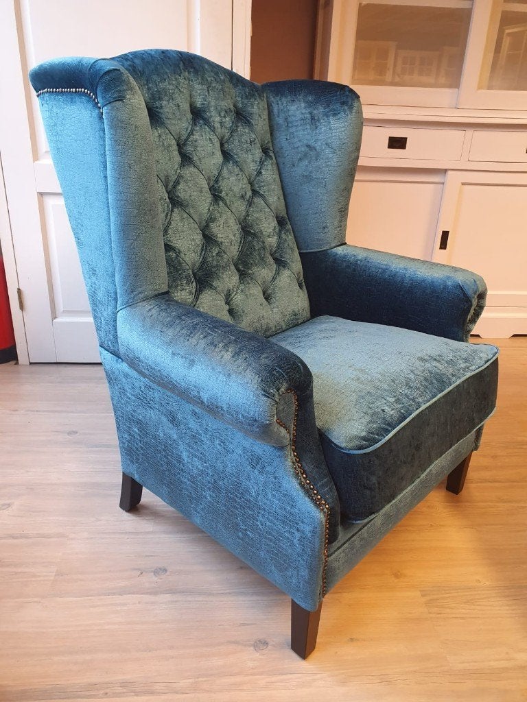 *ACTIE* Landelijke Fauteuil Henk Stel Zelf Samen Kleuren (22, Nieuw, 75 tot 100 cm, Ophalen of Verzenden, Stof