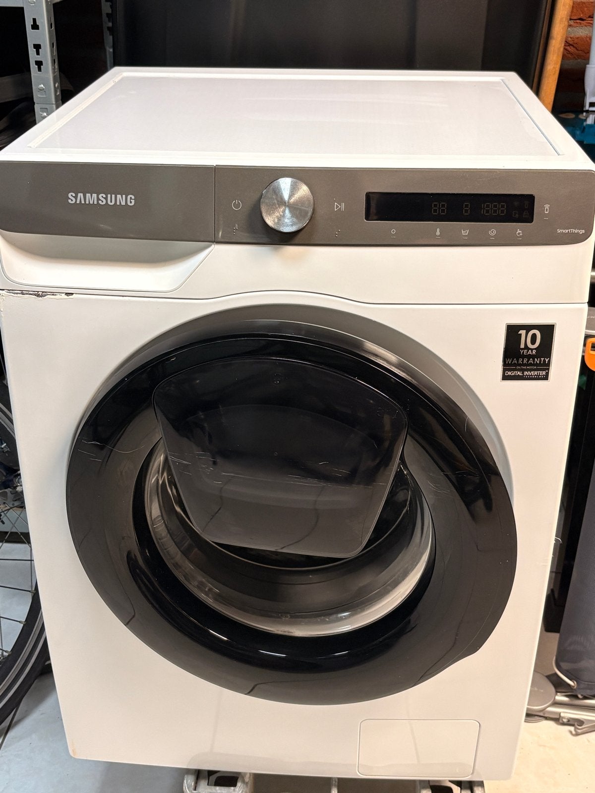 Samsung Wasmachine - Add wash + Eco Bubble, Ophalen, 1200 tot 1600 toeren, Gebruikt, 8 tot 10 kg