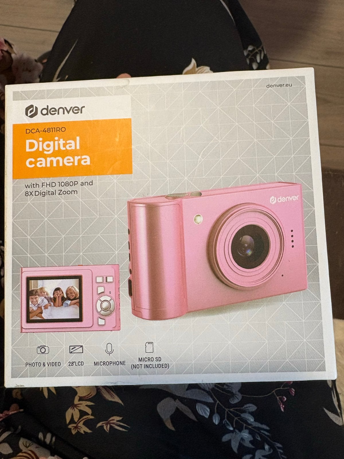 Denver DCA-4811RO Digitale Camera - Roze, Nieuw in doos, Nieuw, Compactcamera, Accu, Overige Merken