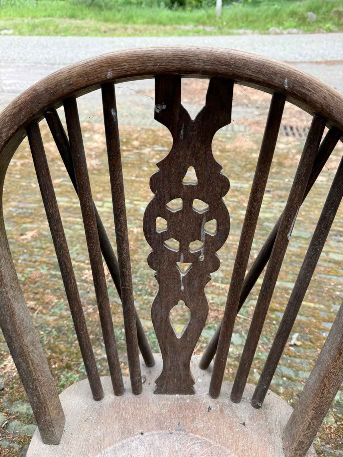 Set van 2 antieke Windsor stoelen met spijlenrug, Antiek en Kunst, Antiek | Meubels | Stoelen en Banken, Ophalen