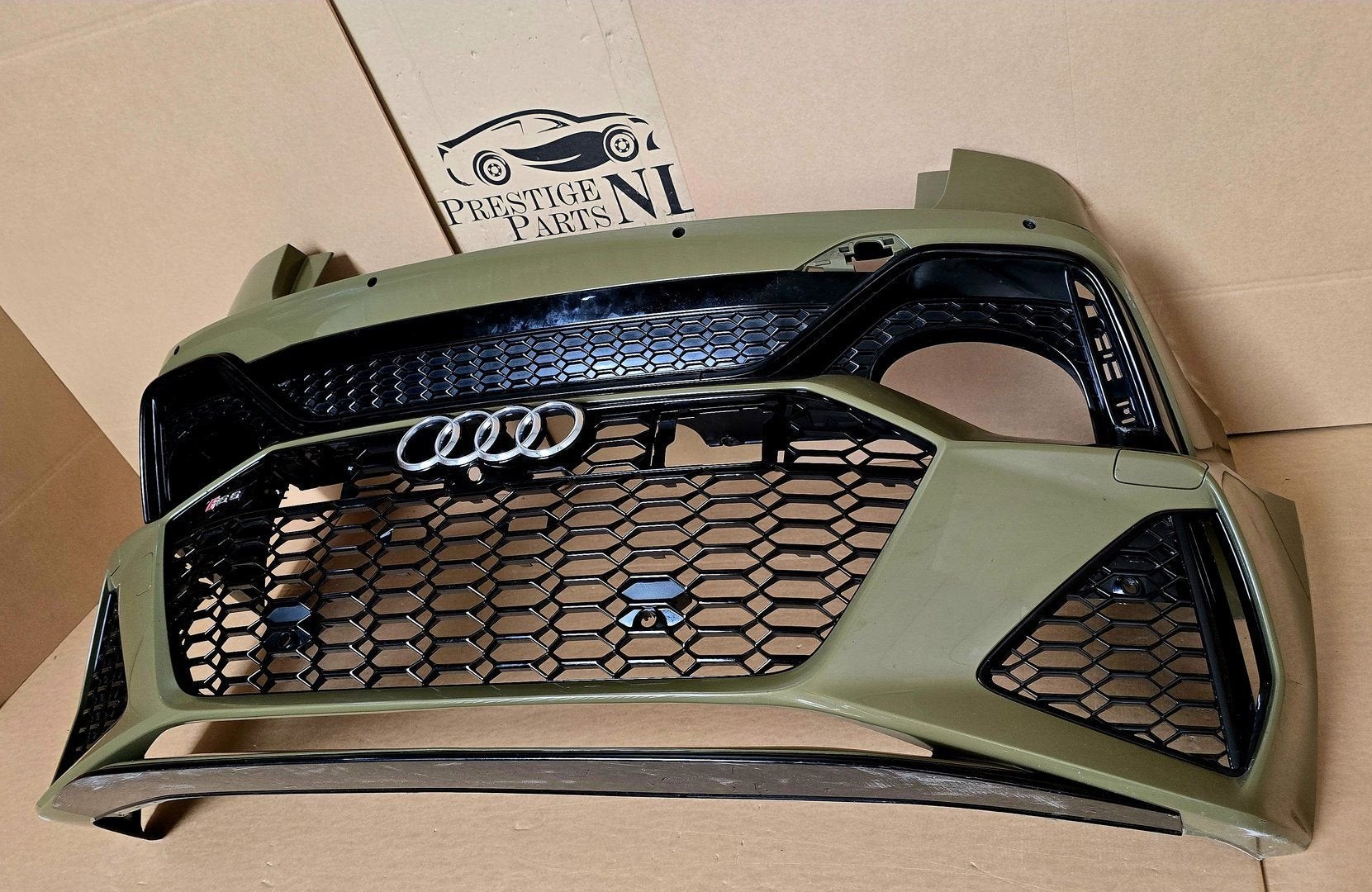Audi A6 C8 4K RS6 RS ORIGINEEL VOORBUMPER + ACHTERBUMPER RS6, Gebruikt, -, Bumper, -