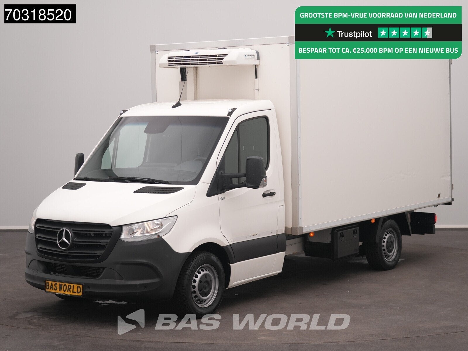 Mercedes Sprinter 314 CDI Automaat Koelwagen Thermo King V-2, Auto's, Automaat, Stof, Gebruikt, Euro 6