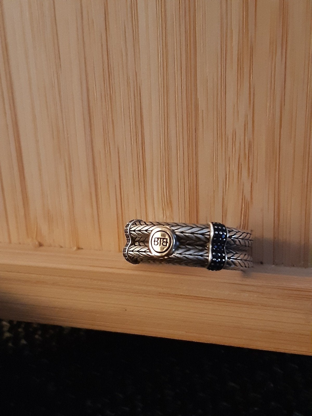 Buddha to buddha zilver met gouden ring, 19 tot 20, Ophalen of Verzenden, Zo goed als nieuw, Zilver