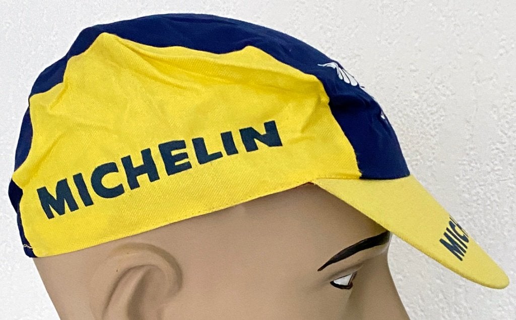 Wielrennen petje MICHELIN – geel/blauw – nieuw, Ophalen of Verzenden, Nieuw, Overige typen