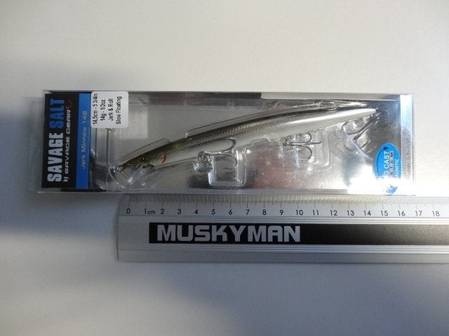 Kunstaas: Savage Gear Jerk Minnow Slow Floating 145, Ophalen of Verzenden, Nieuw, Overige typen
