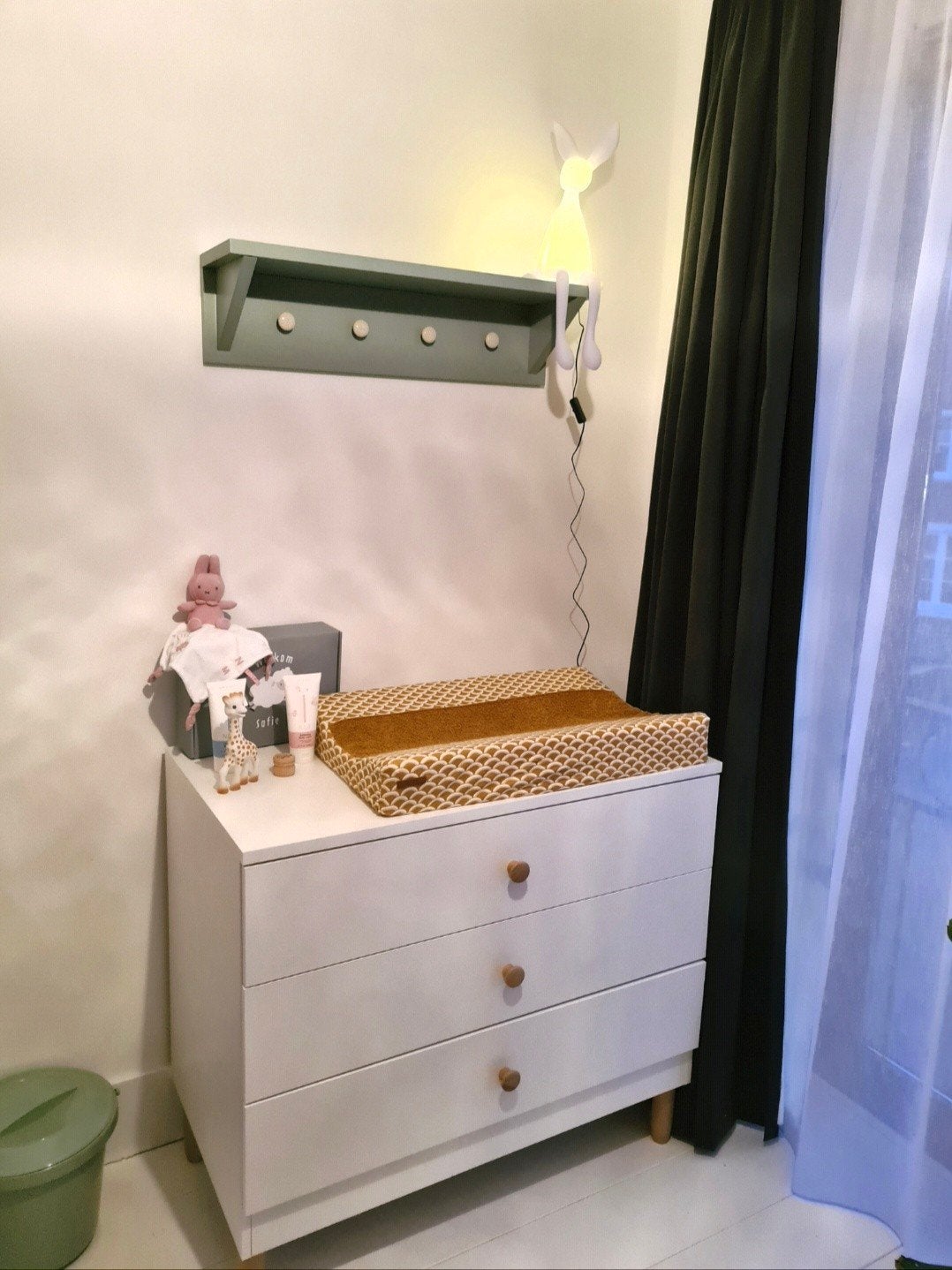Witte Commode voor Baby - Model "Bocca", Ophalen, 50 tot 70 cm, Zo goed als nieuw, 75 tot 100 cm