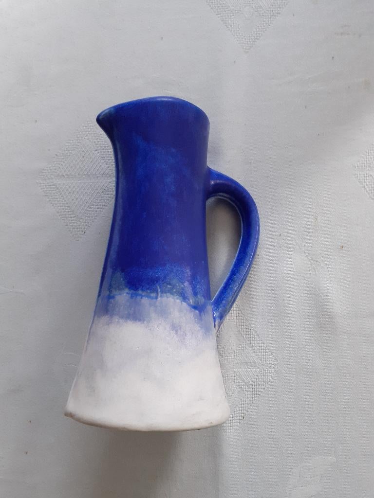Danmark keramiek fraaie kan blauw wit, Antiek en Kunst, Antiek | Keramiek en Aardewerk, Ophalen of Verzenden
