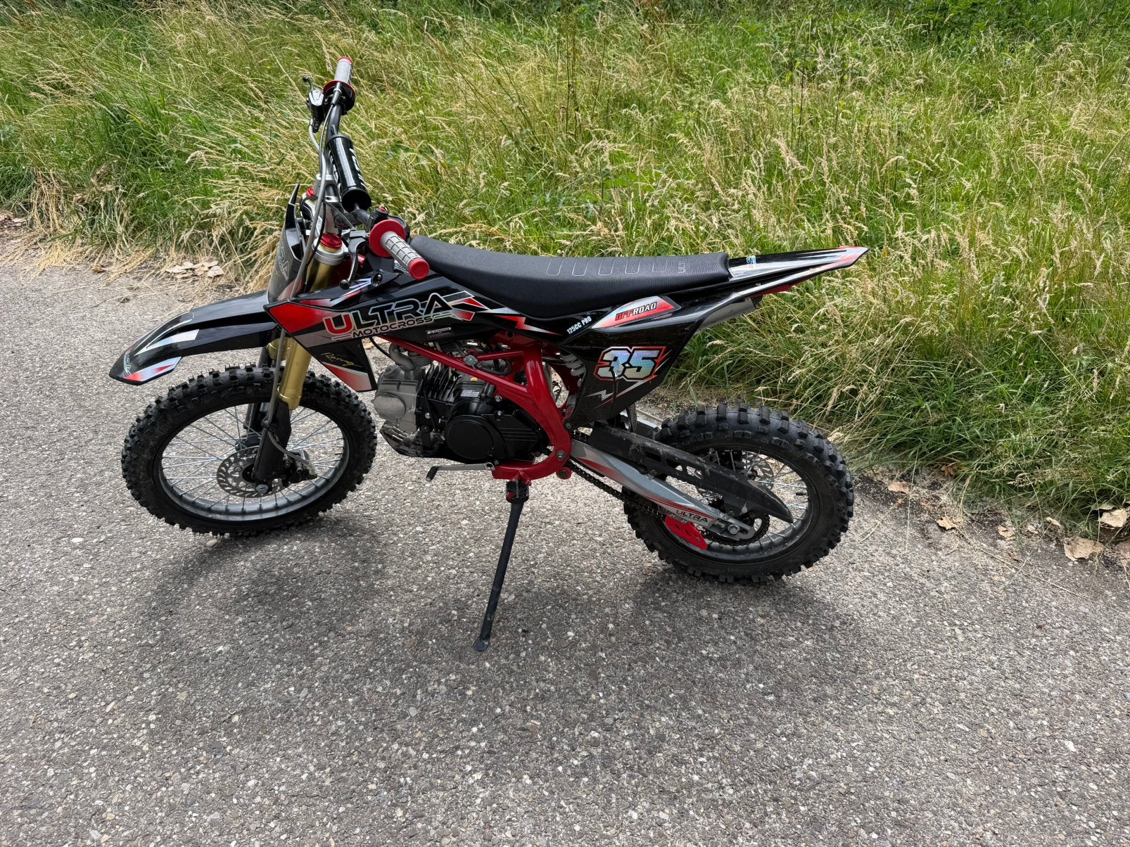 Ultra motor 125cc dirt bike, Fietsen en Brommers, Minibikes, Midibikes en Pitbikes, Nieuw, Pitbike, Ophalen