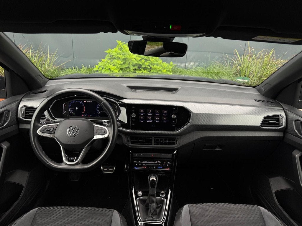 Volkswagen T-Cross 1.0 TSI 3x R-Line DSG | NAVI | LED | CAME, Auto's, Volkswagen, T-Cross, Gebruikt, Met garantie (alle), Leder en Stof