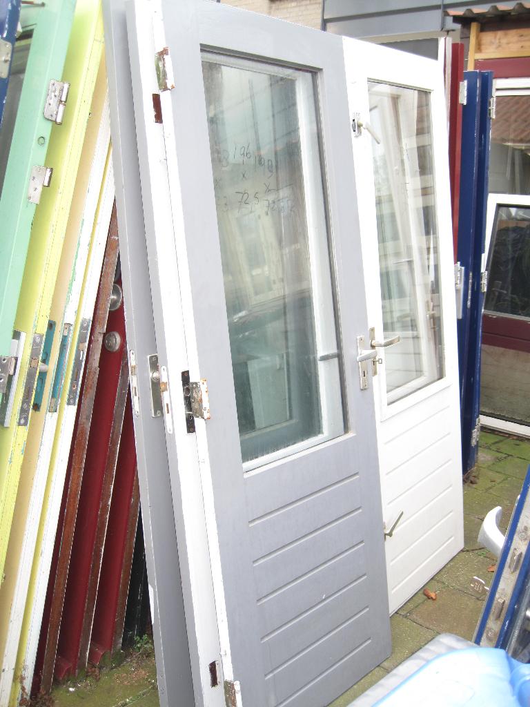Div HH achterdeuren / 201,5 x 82 / 198 x 73 / en meer maten, Ophalen, Gebruikt, 80 tot 100 cm, Buitendeur