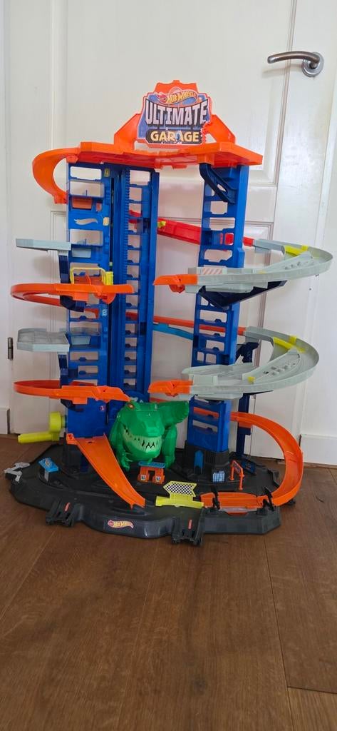 Hot Wheels Ultimate Garage met T-Rex, Ophalen, Gebruikt, Jongen of Meisje
