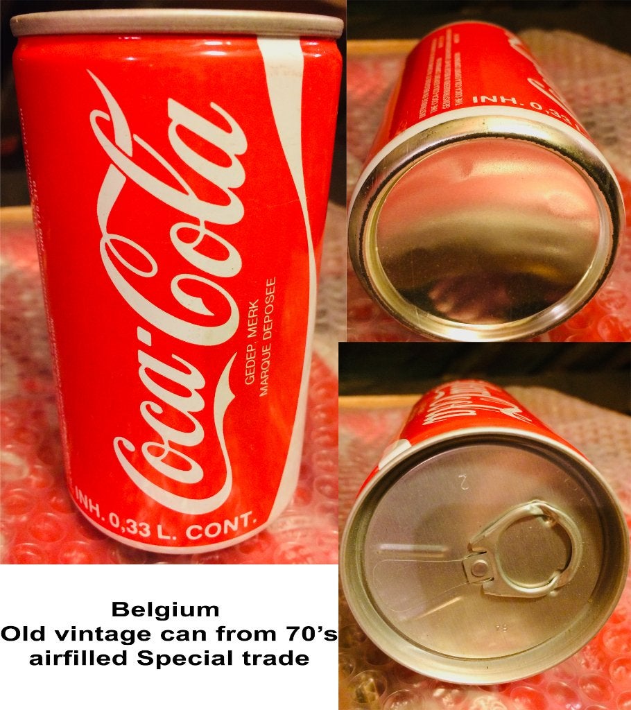 Vintage Coca-Cola can uit jaren 70's ongeopend, Verzenden, Zo goed als nieuw, Gebruiksvoorwerp