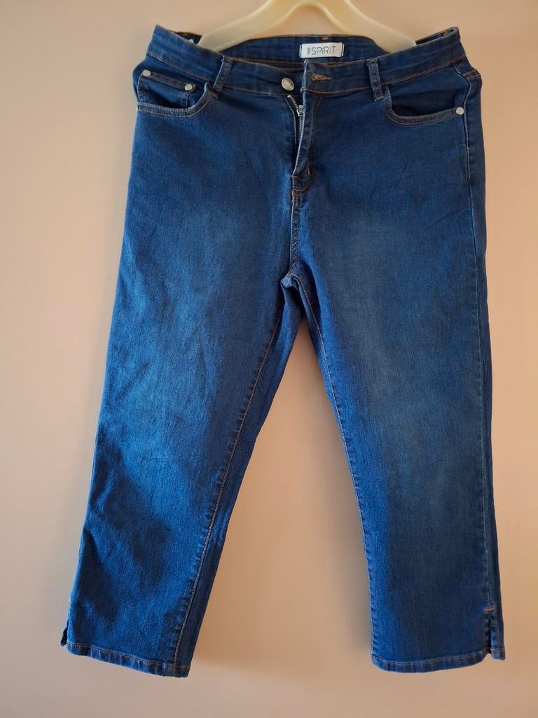 True spirit Capri jeans Maat L, Kleding | Dames, Spijkerbroeken en Jeans, Verzenden, Zo goed als nieuw, Blauw, W30 - W32 (confectie 38/40)
