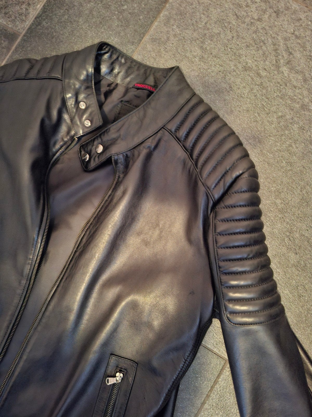 Super nette leren jas., Kleding | Heren, Ophalen, Zo goed als nieuw